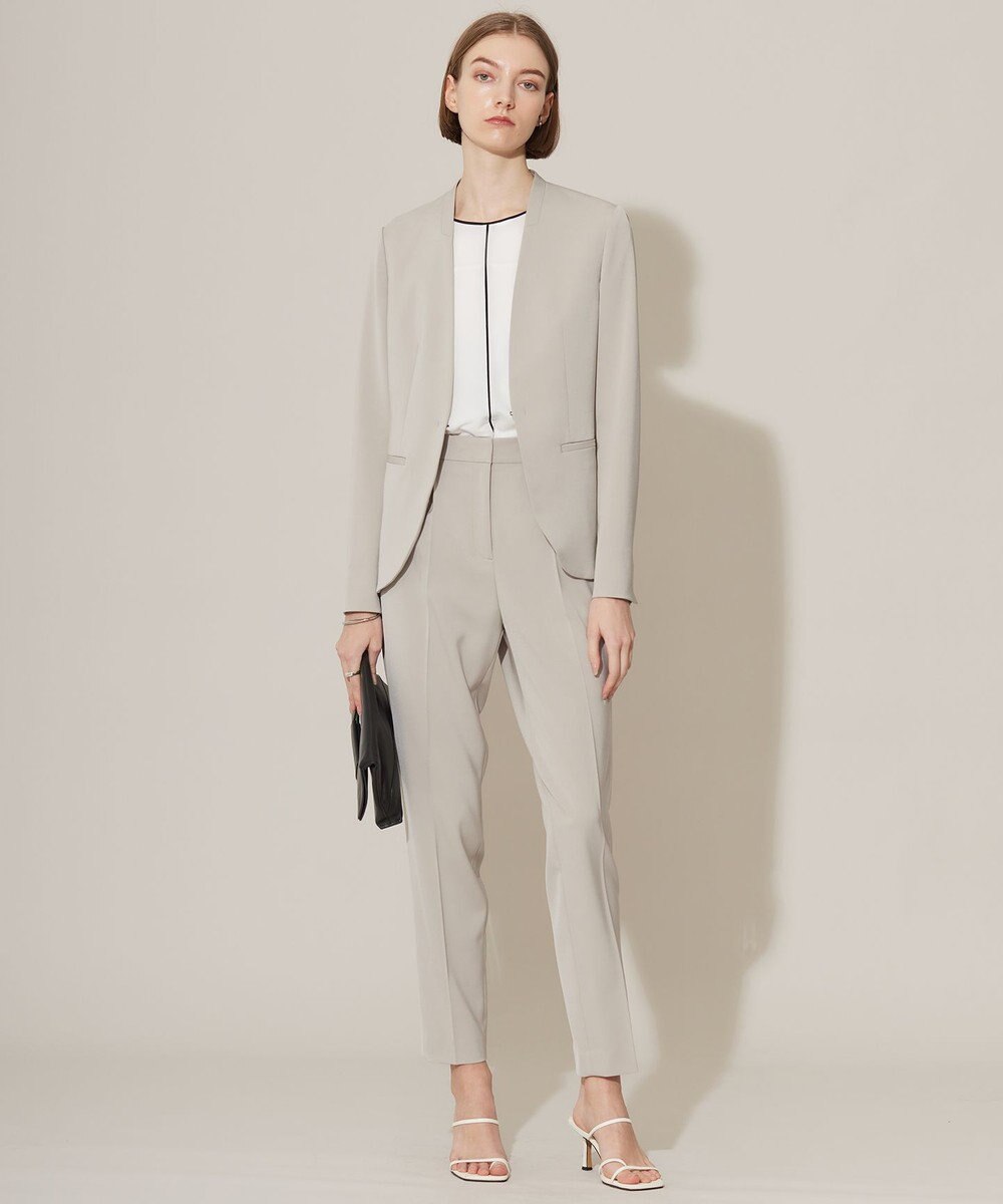 ICB L 【洗える】ジョーゼットジャージー プルオーバー 