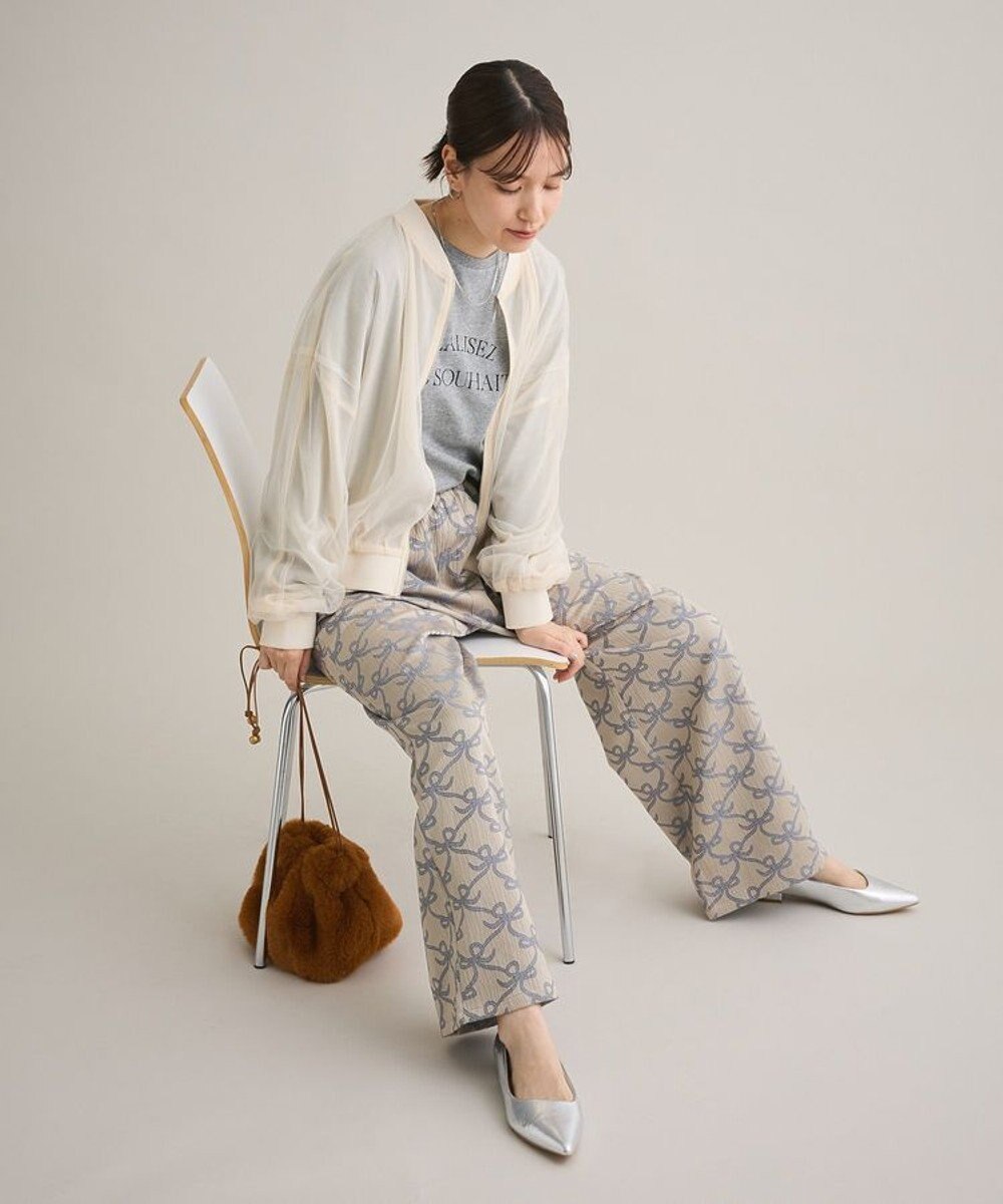 Green Parks チュールブルゾン 