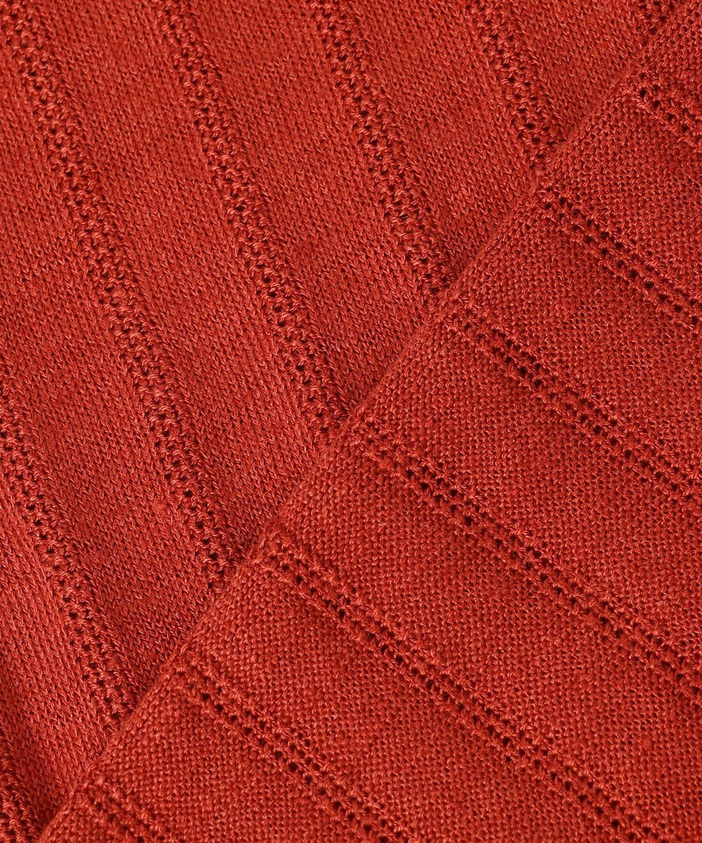 JOSEPH ABBOUD 【清涼感/洗えるリネン】フランドルリネン ニットポロ 