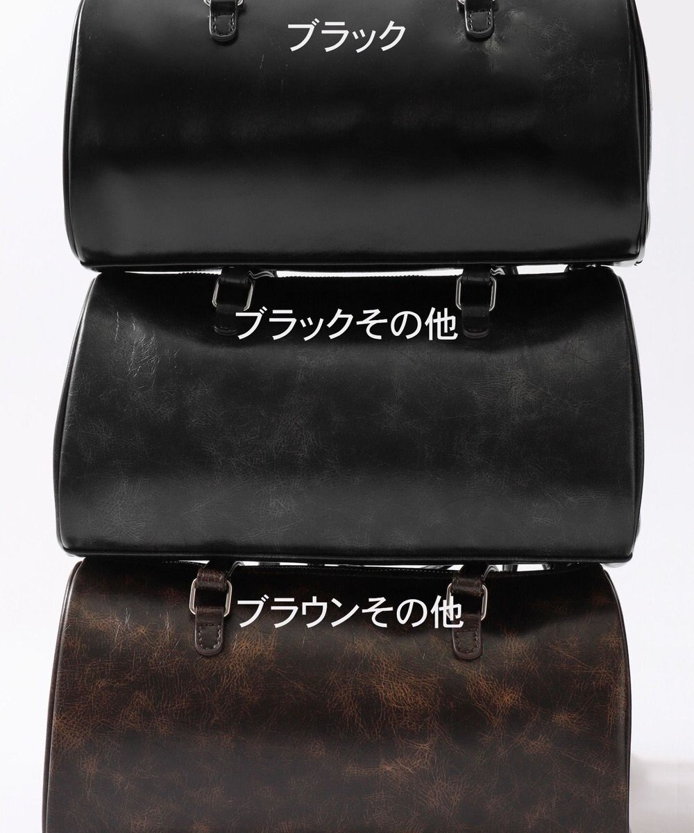 WEGO キラキラチャーム付きドラムボストンバッグ 