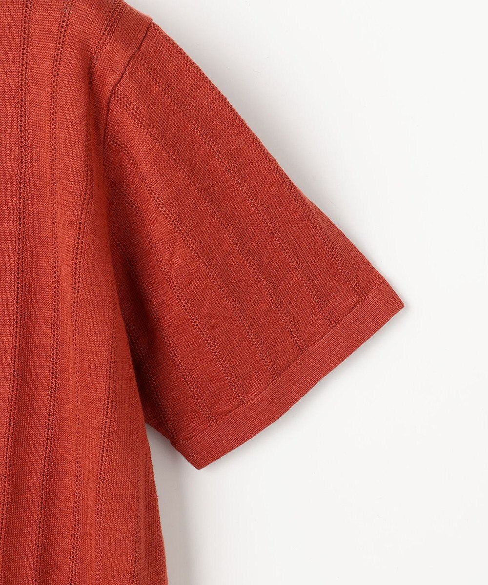 JOSEPH ABBOUD 【清涼感/洗えるリネン】フランドルリネン ニットポロ 