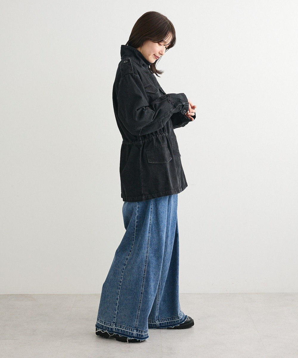 Green Parks ■ESCAR デニムコード刺繍ジャケット 