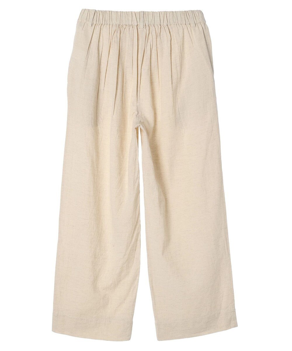earth music&ecology 綿麻キャンブリッククロップドパンツ 