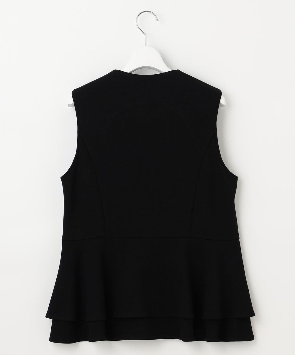 Feroux 【洗える】ペプラム ダンボールジレ 