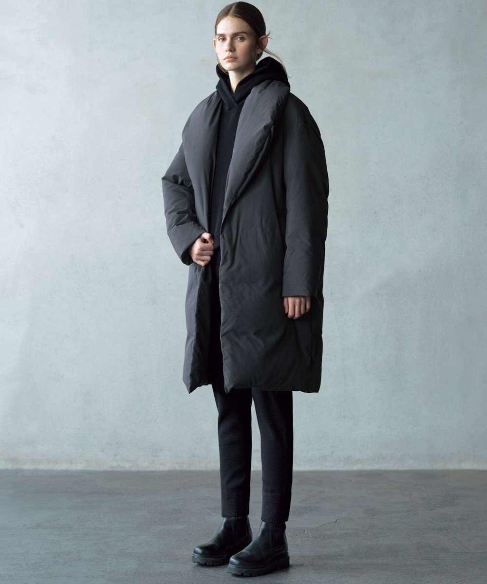 23区 L 【R(アール)】LIMONTAライトダウン ショールカラーコート 