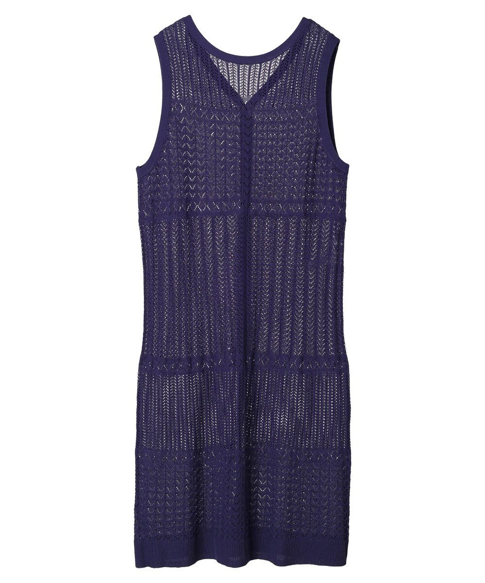 Green Parks すかし柄ロングベスト 