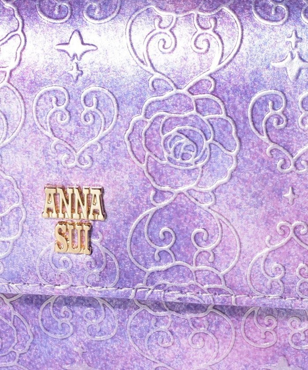 ANNA SUI ローズハート フラップ長財布 