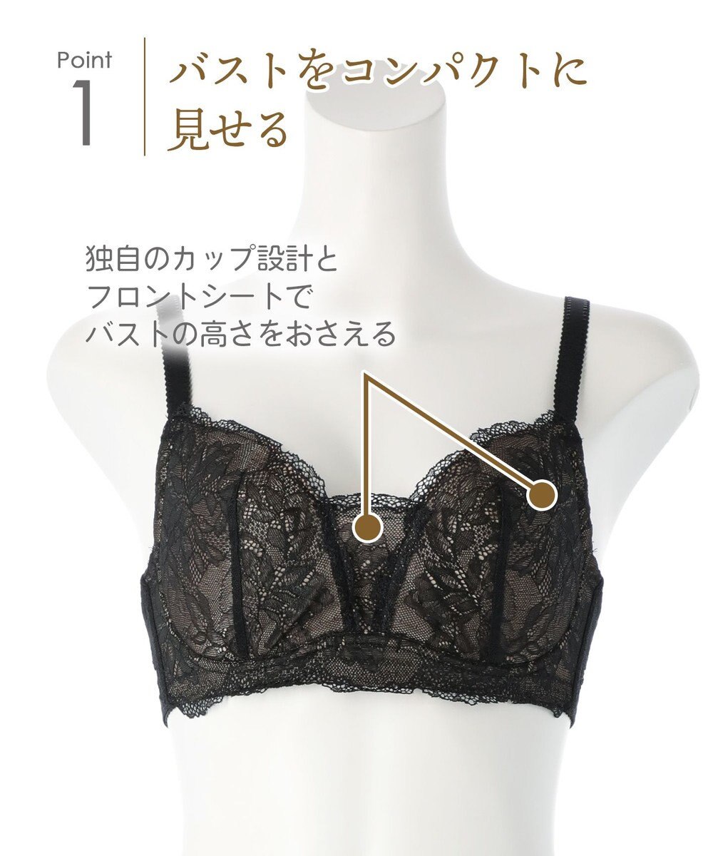 Wing Wing Lesiage 【1000シリーズ】 3/4カップブラ PB1001 ウイング／ワコール 