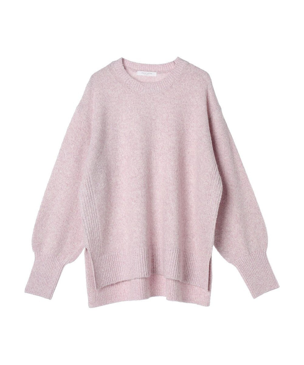 Green Parks ラメ糸ミックスニットプルオーバー 