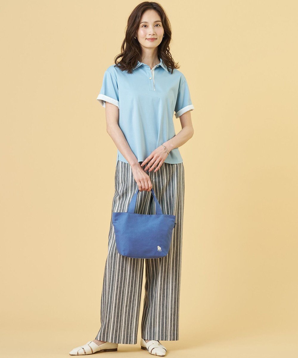J.PRESS LADIES 【完全受注生産】ポーチ付き キャンバス ミニトートバッグ 