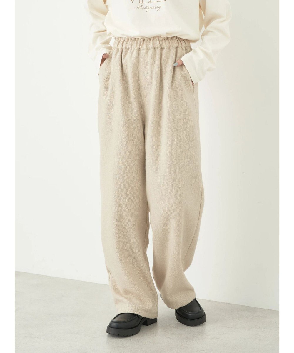 earth music&ecology ヘリンボーンイージーパンツ 