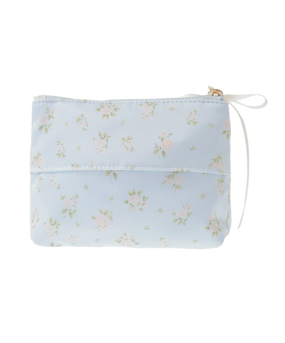 Maison de FLEUR ローズプリントティッシュケース 