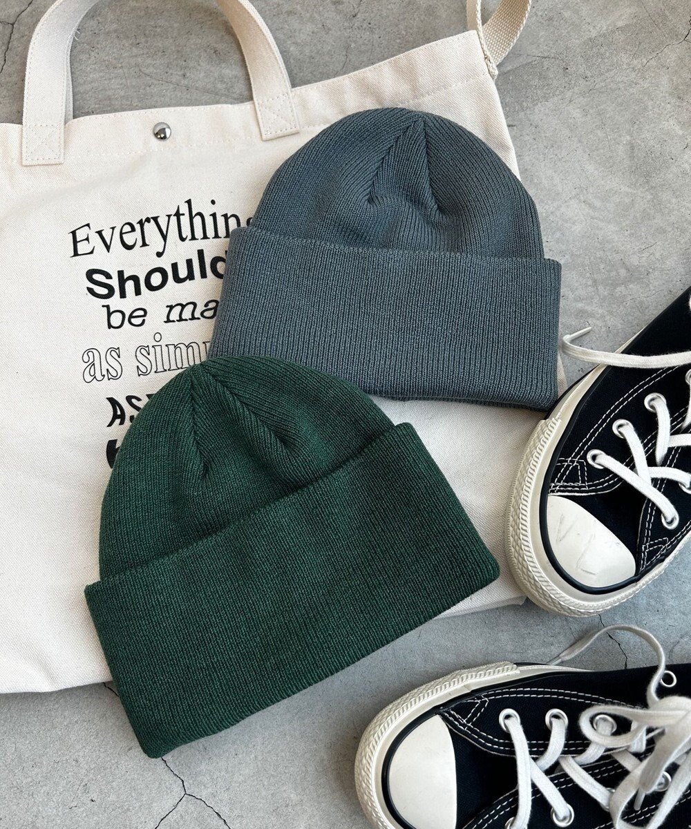 WEGO カラーショートビーニー 