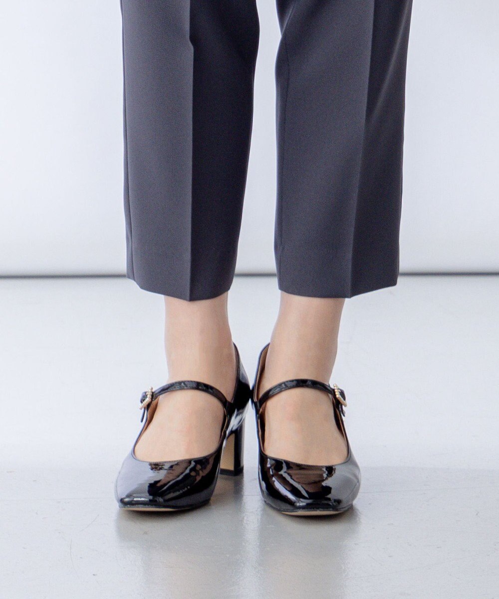 組曲 ビジューバックルメリージェーン パンプス 
