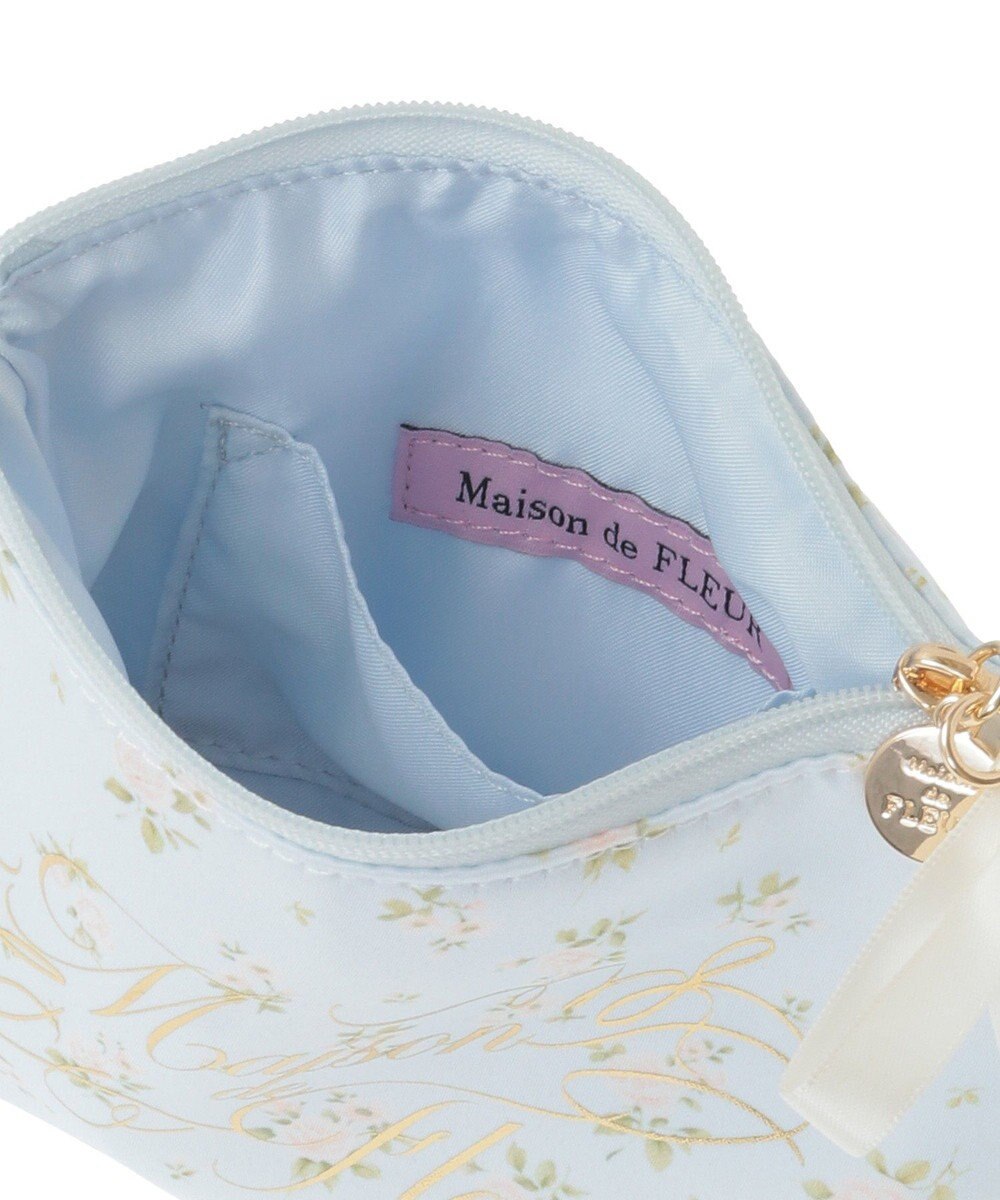 Maison de FLEUR ローズプリントティッシュケース 