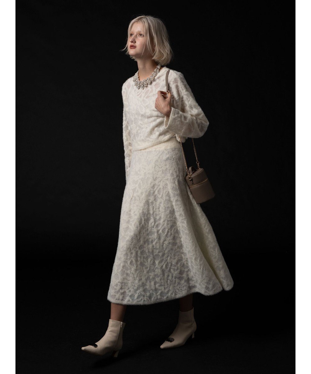 Te chichi 起毛レースニットプルオーバー（セットアップ可）《2025winter catalog item》 