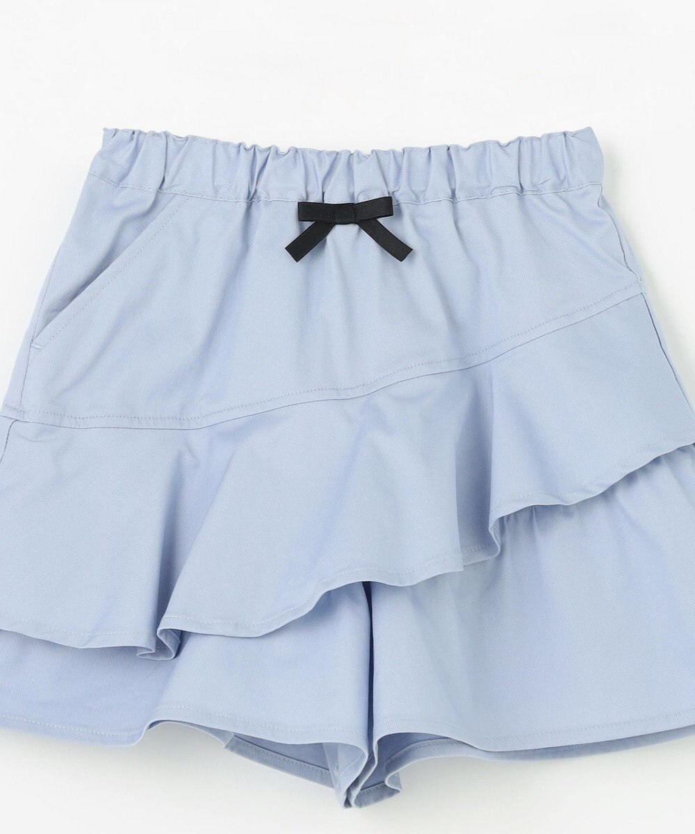 組曲 KIDS 【110-140㎝】アシンメトリーフリル キュロット 