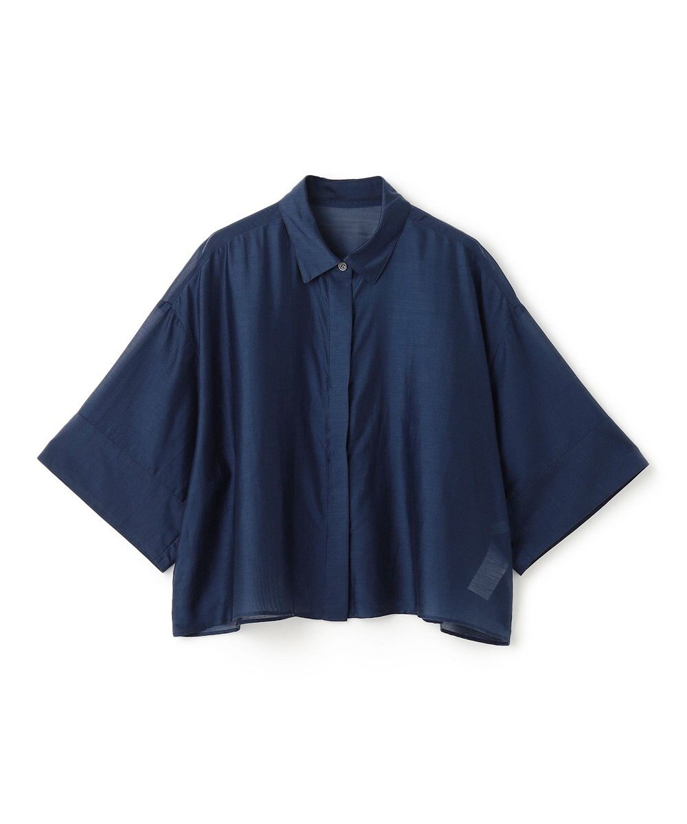 UNFILO ライトシアー クロップドシャツ 