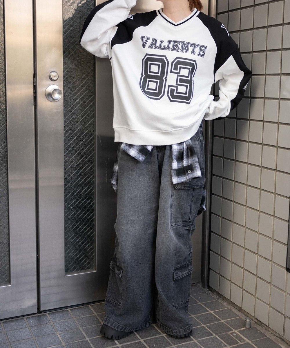 WEGO ナンバリングビッグスウェット 