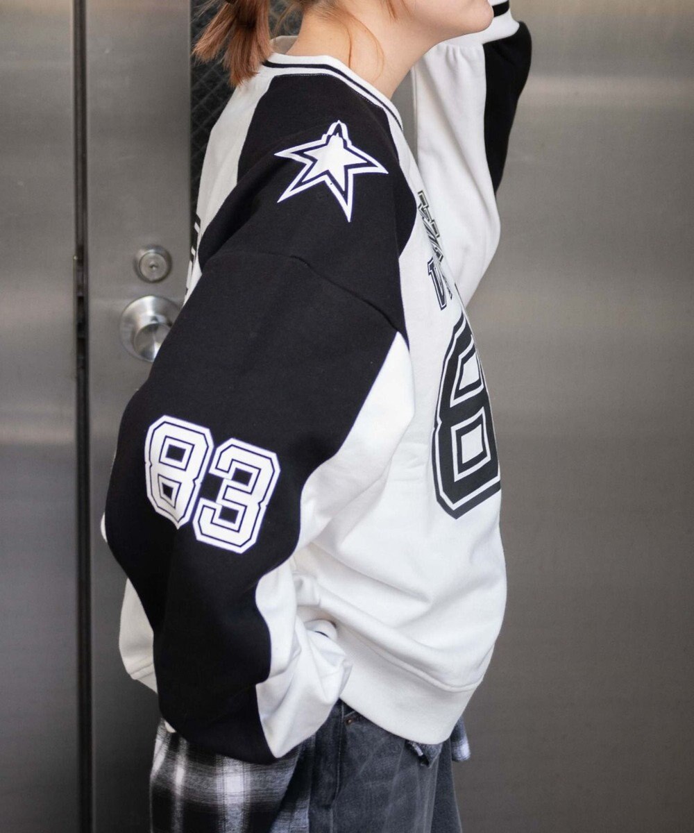 WEGO ナンバリングビッグスウェット 