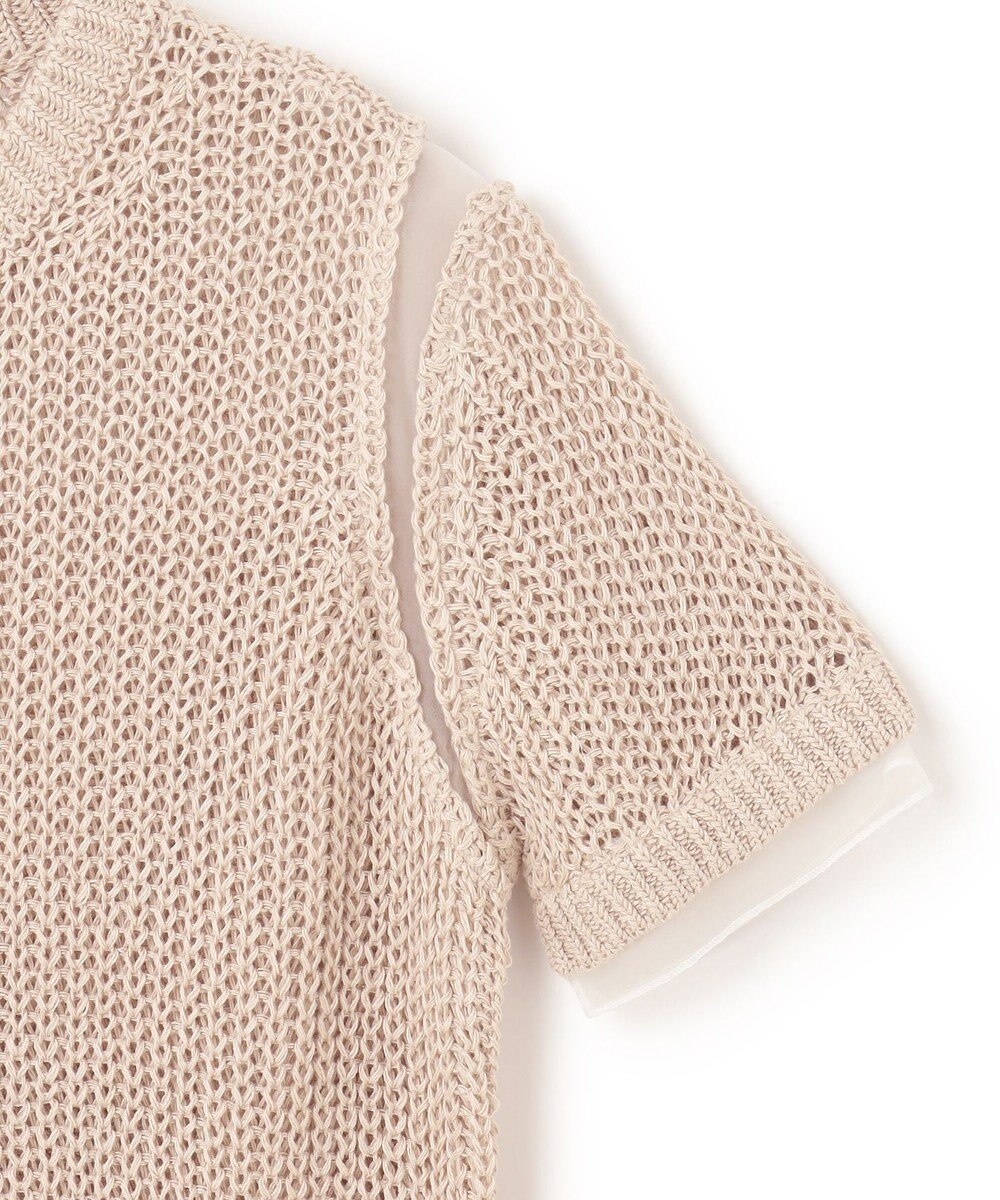 BEIGE， OLIVIER / 半袖ニット 