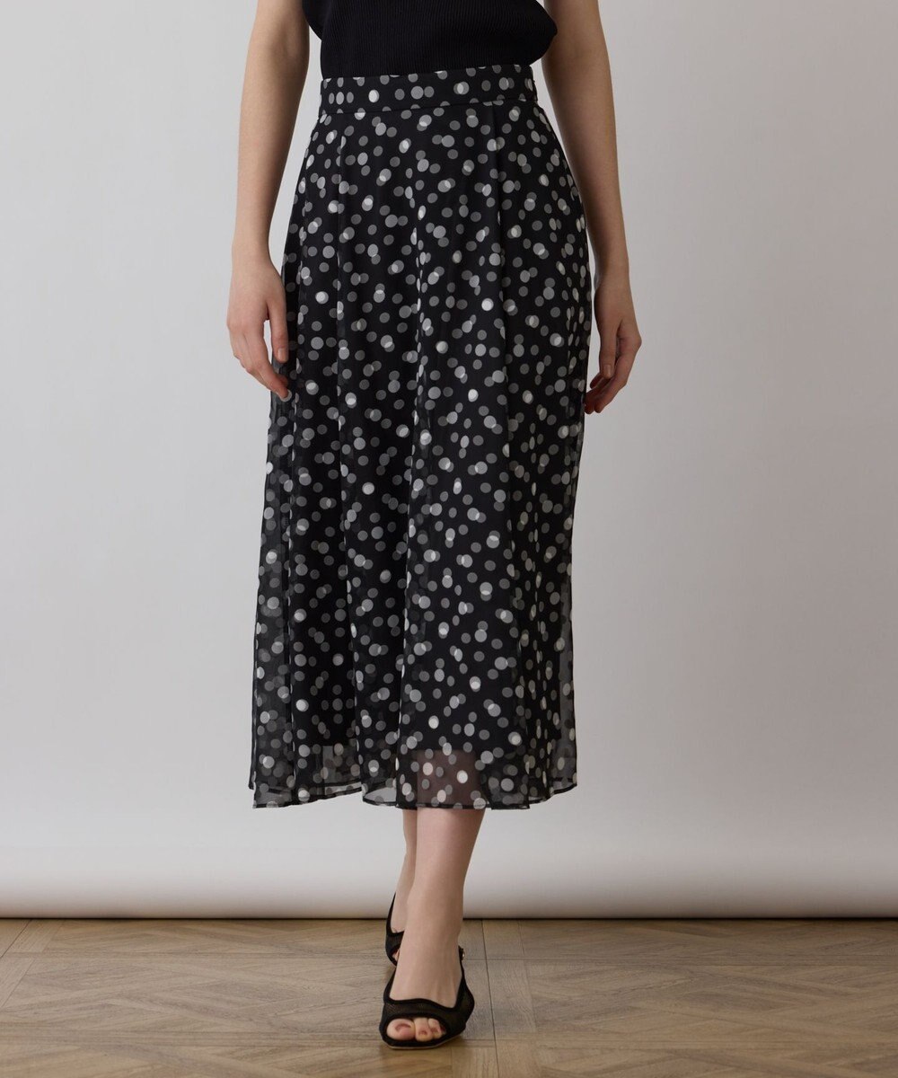 GRACE CONTINENTAL ドットオパールスカート 