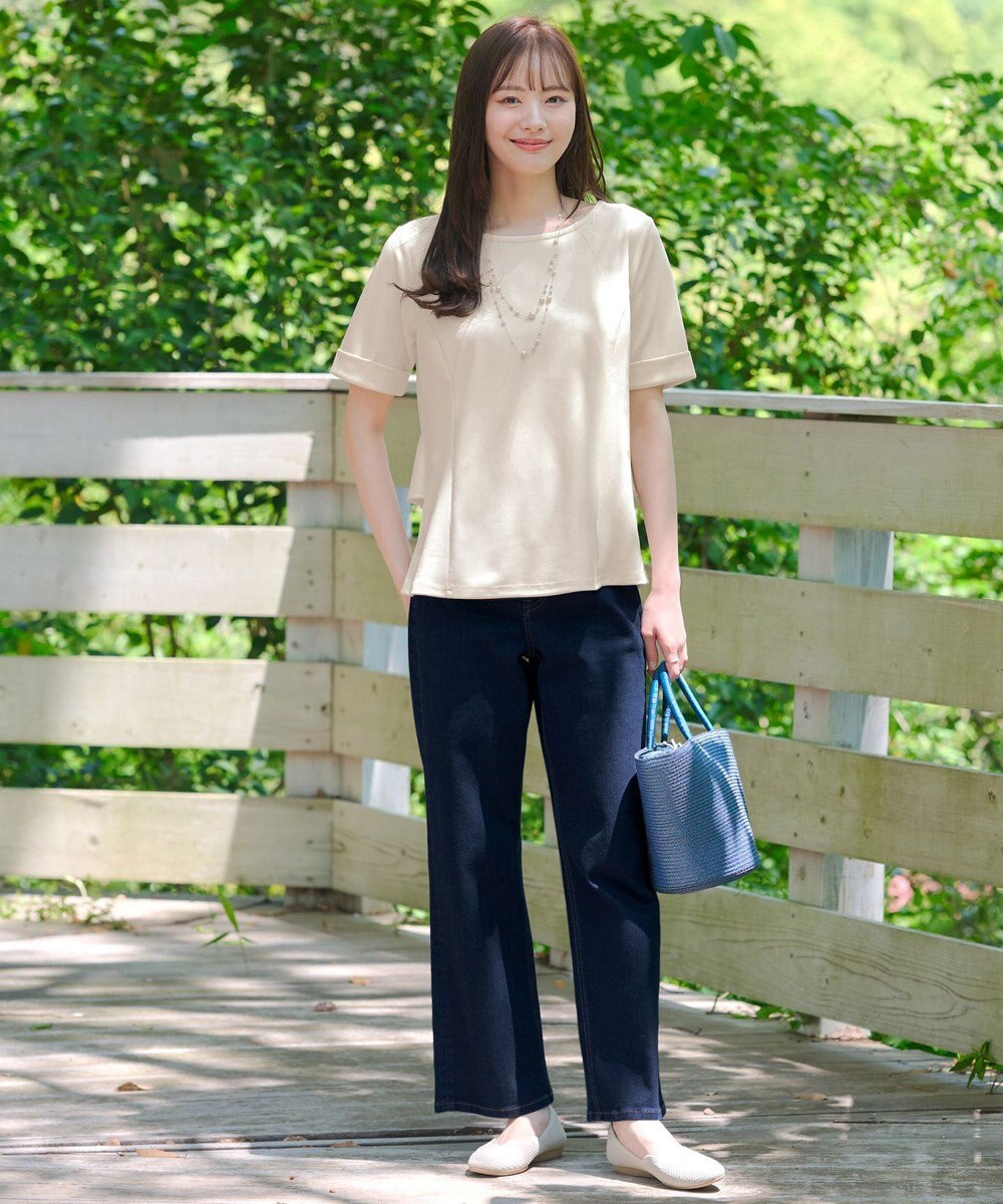 Tiaclasse 【洗える】バックフリルカットソー 