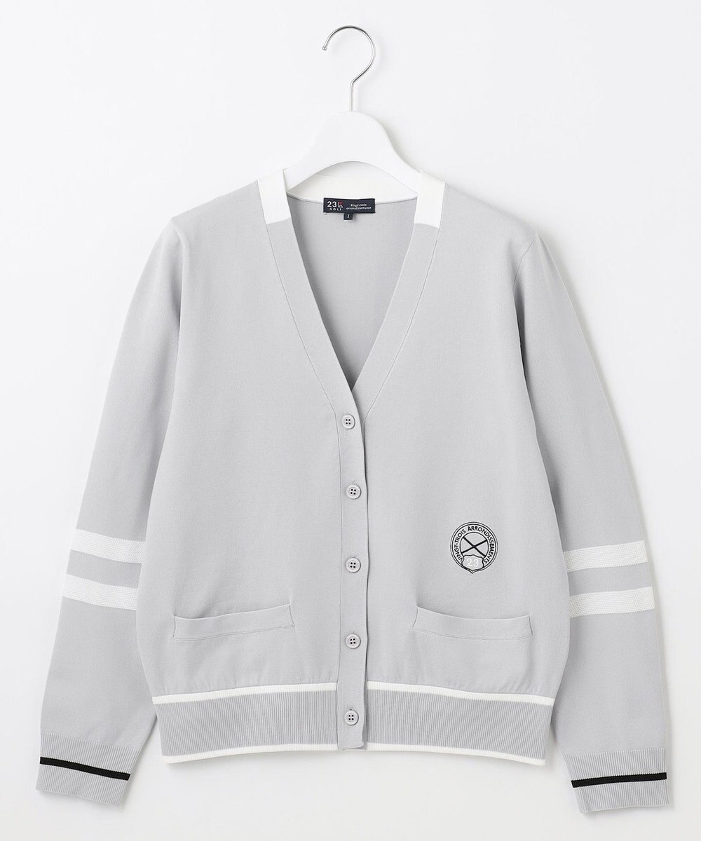 23区GOLF 【WOMEN】【ウォッシャブル】ニットカーデガン 