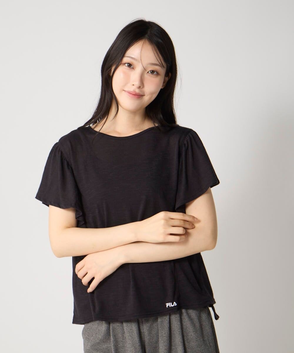 OP／FILA 【FILA】ドルマン袖フリルタンキニ4点セット水着 