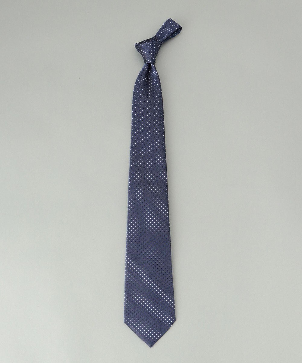 GOTAIRIKU 定番【日本製】シルク ネクタイ_ピンドット 