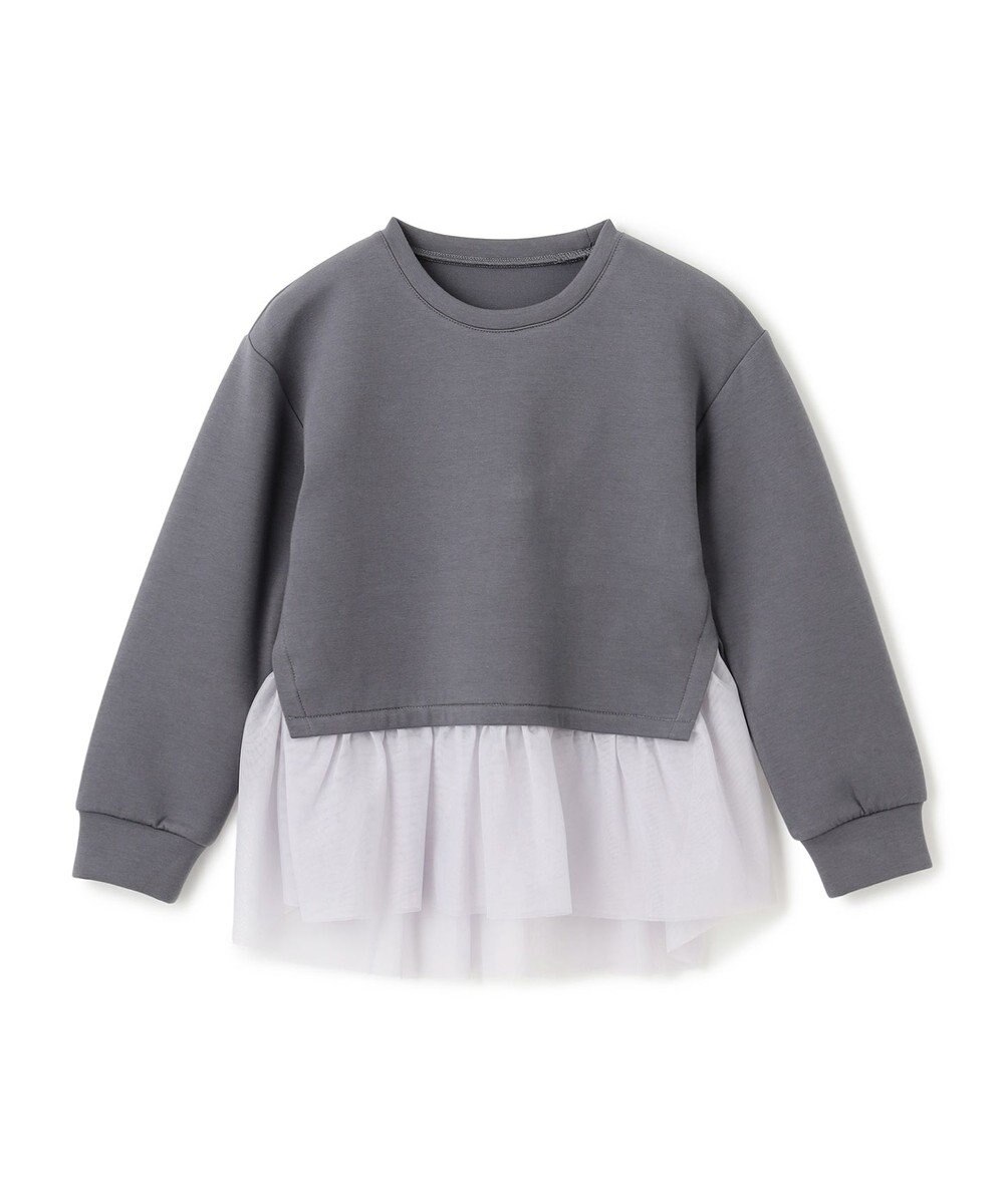 UNFILO 【110-150cm】BEAUTY FORM JERSEY ペプラムスウェット 