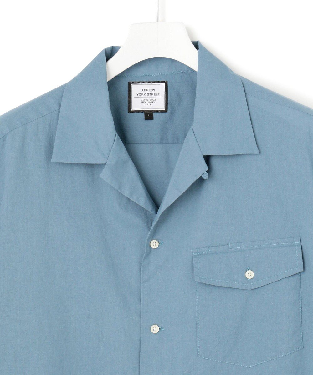 J.PRESS YORK STREET 【UNISEX】コットンボイル オープンカラーシャツ 