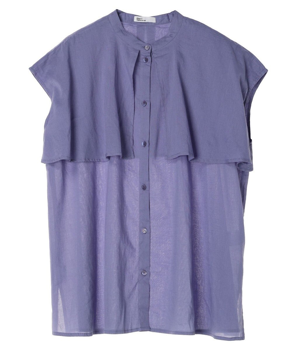 CRAFT STANDARD BOUTIQUE インド綿フリルブラウス 