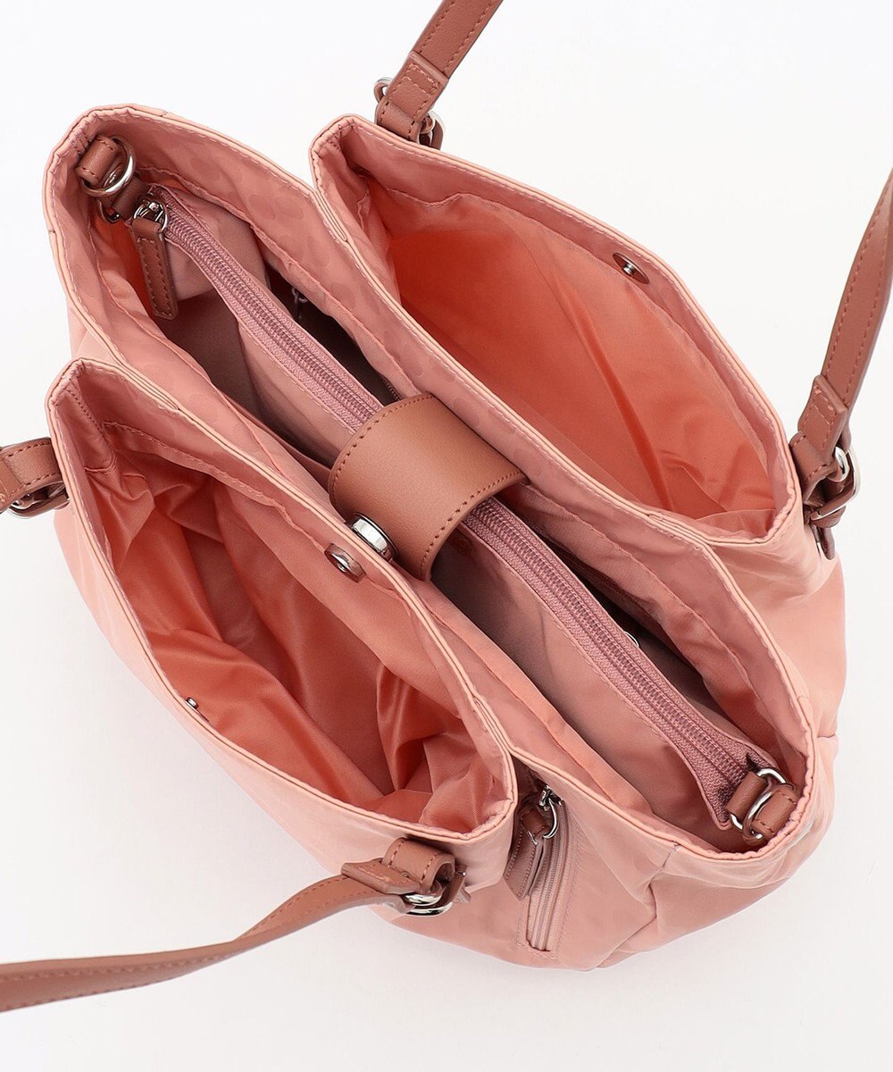 Y'SACCS ポーチ付きドットジャカードトート 