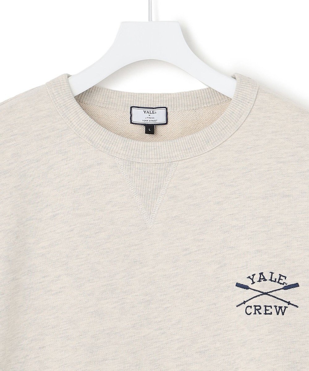 J.PRESS YORK STREET 【UNISEX】YALE刺繍クルーネックプルオーバー 