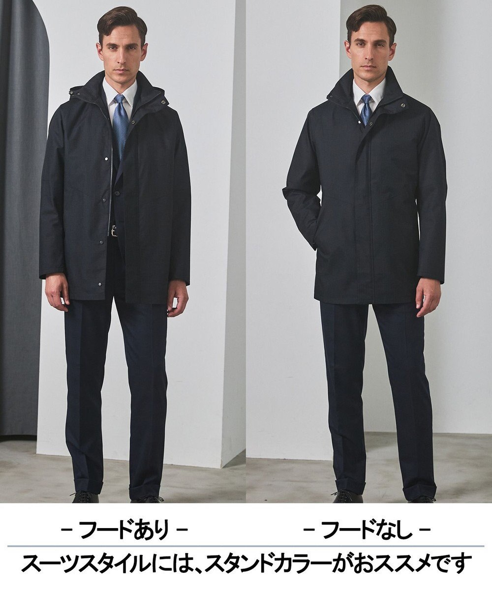 GOTAIRIKU 【仕事で着用可】ラスタードビー フーデッドブルゾン_地柄(24/25年モデル) 