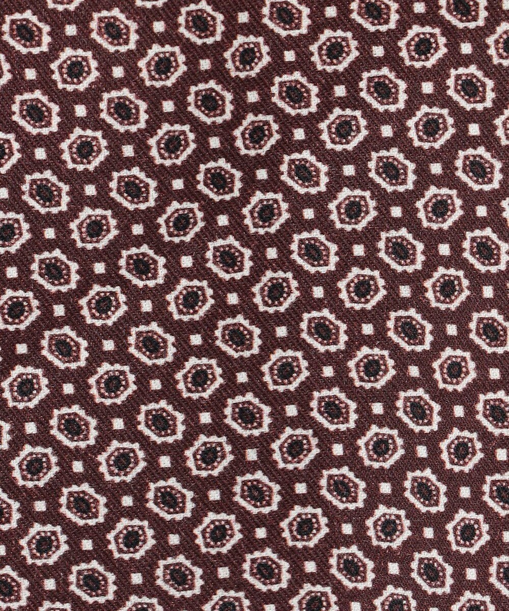 JOSEPH ABBOUD 【キングサイズ・エコ素材】 ヘキサゴンジオメトリックパターン シャツ 