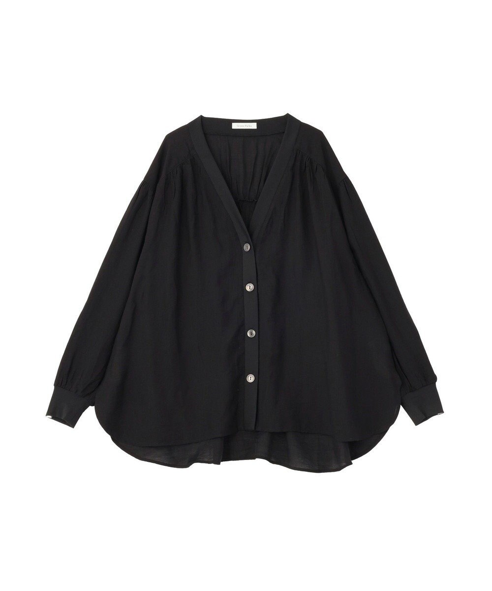 Green Parks リブドッキングシアーシャツ 