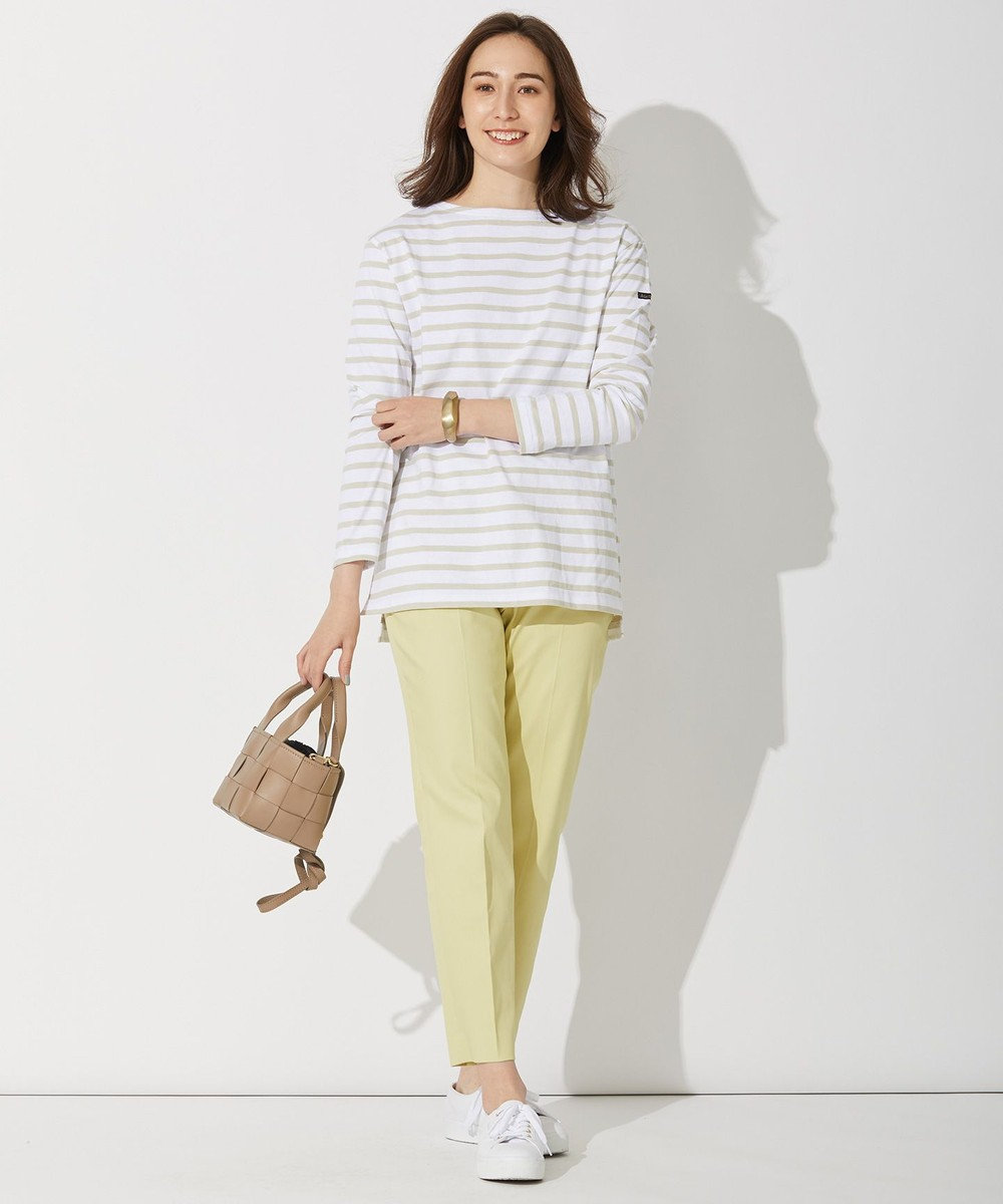 自由区 L 【接触冷感・撥水防汚加工】COOLMAX テーパードパンツ 