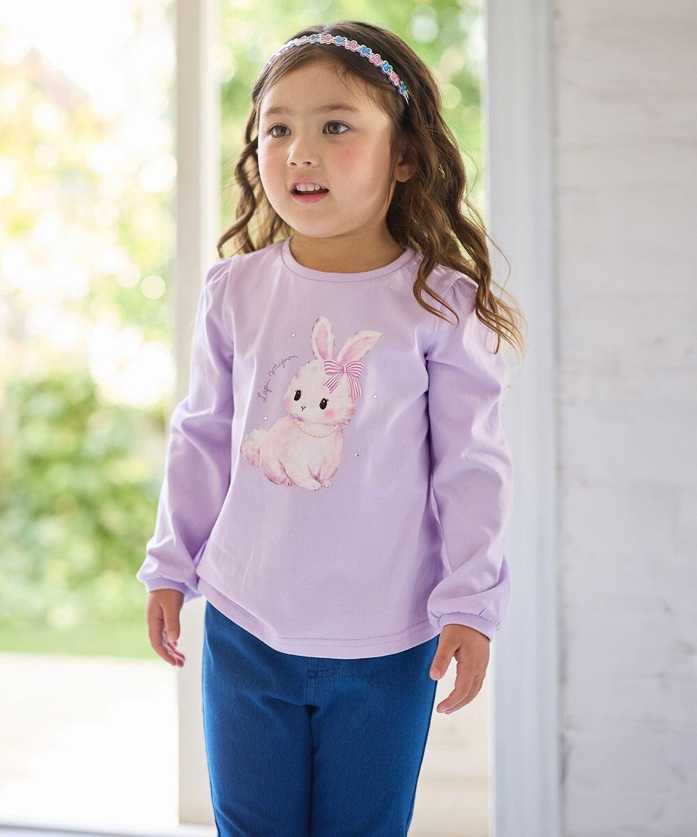 ANY KIDS ガーリーアート 長袖Tシャツ 