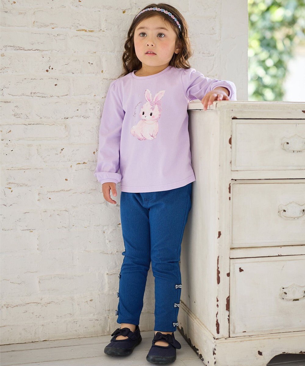 ANY KIDS ガーリーアート 長袖Tシャツ 