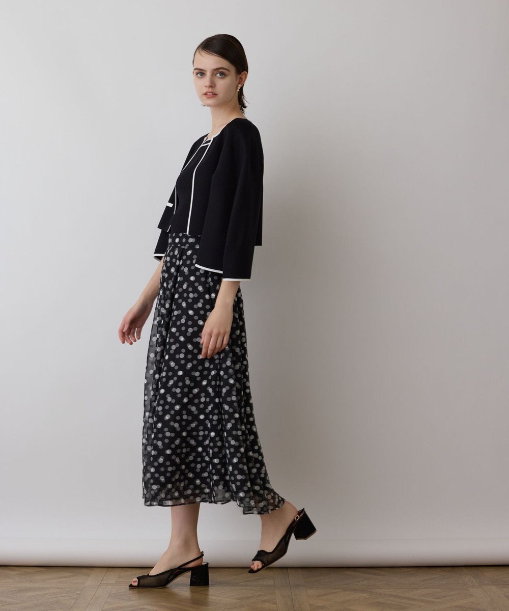 GRACE CONTINENTAL ドットオパールスカート 