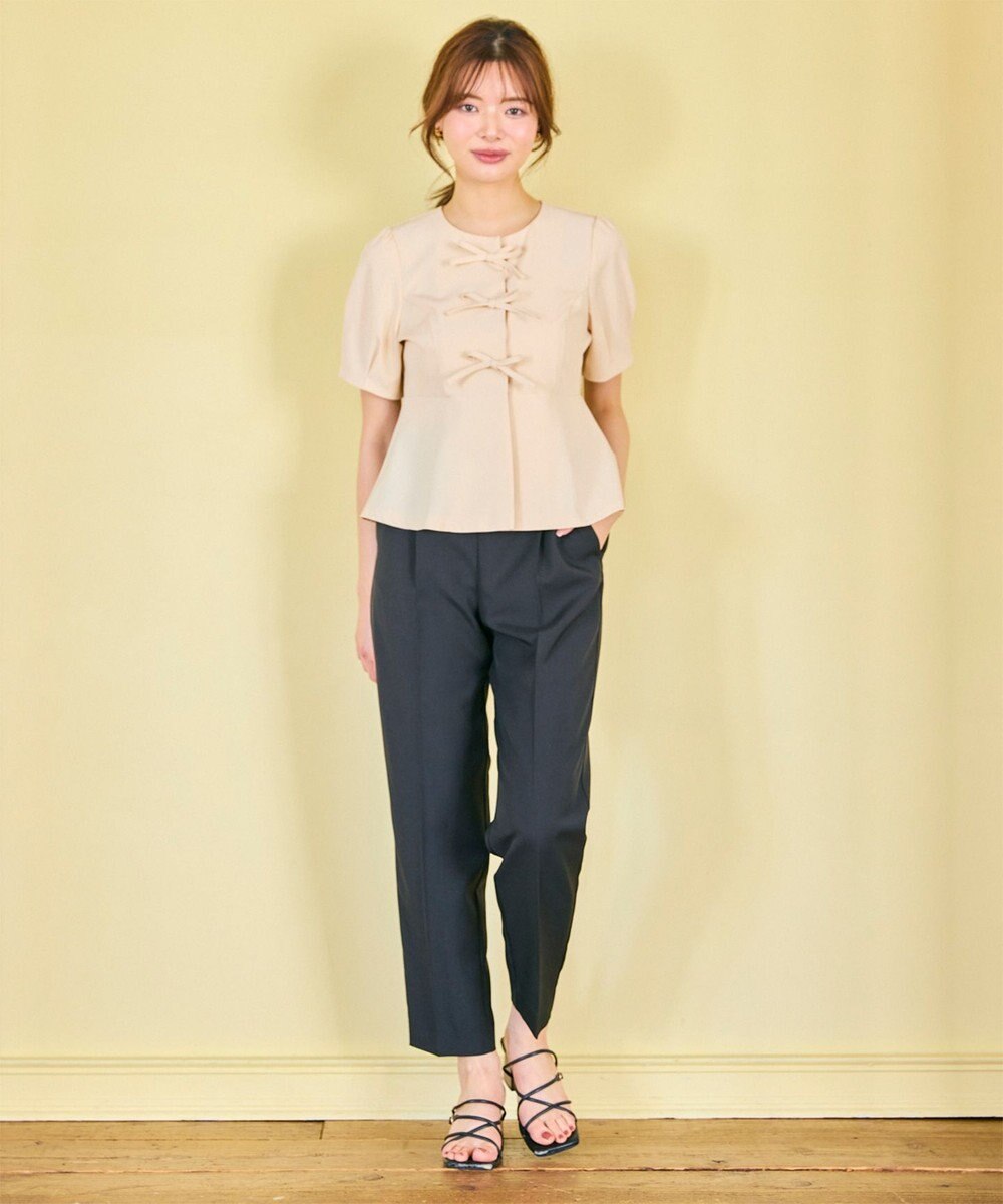 Feroux リボンブラウス ジャケット 