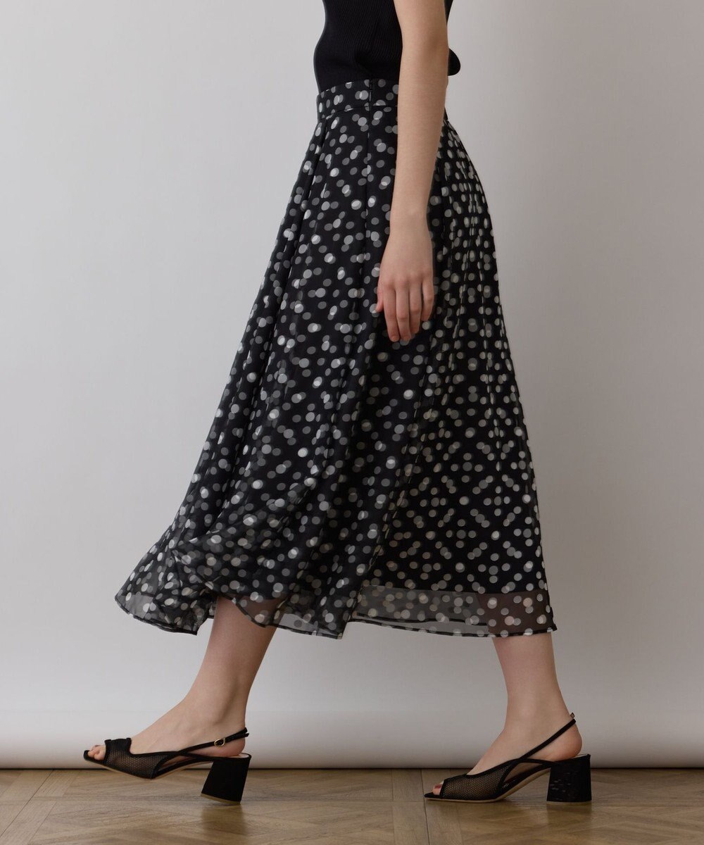 GRACE CONTINENTAL ドットオパールスカート 