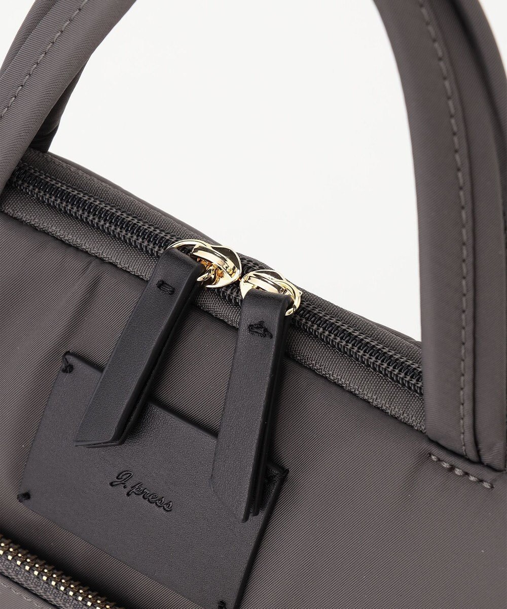J.PRESS LADIES 【WEB限定・PC収納可・2way】ナイロン ショルダー付き PCケース 