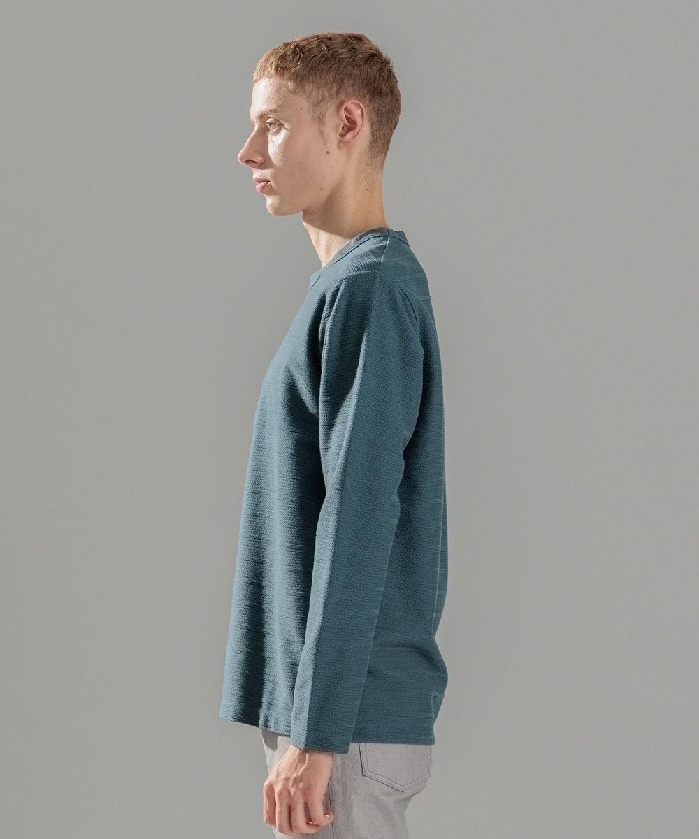 JOSEPH HOMME ブラッシュジャガード　クルーネック長袖Tシャツ 