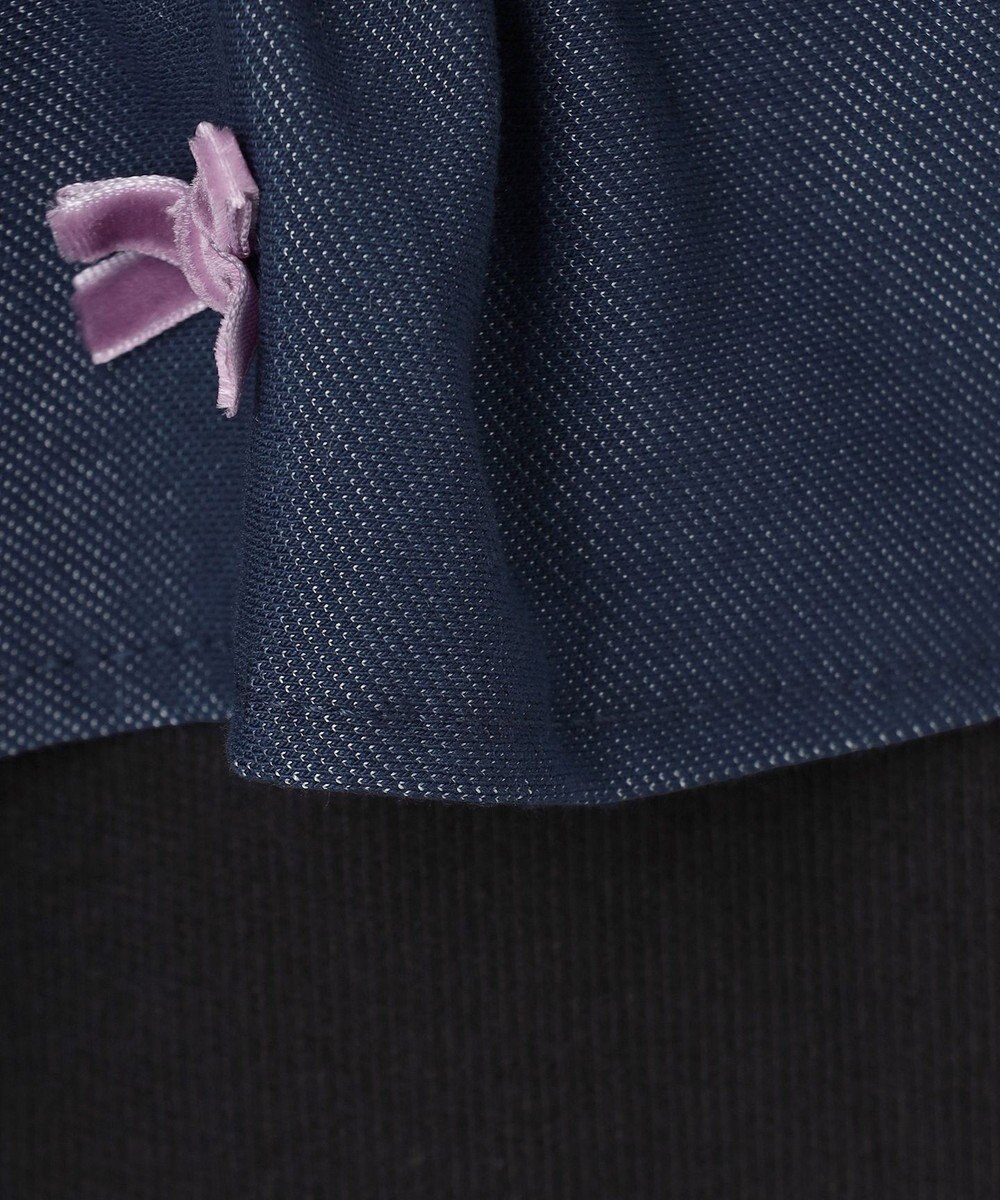 ANY KIDS デニム ニット スカッツ 