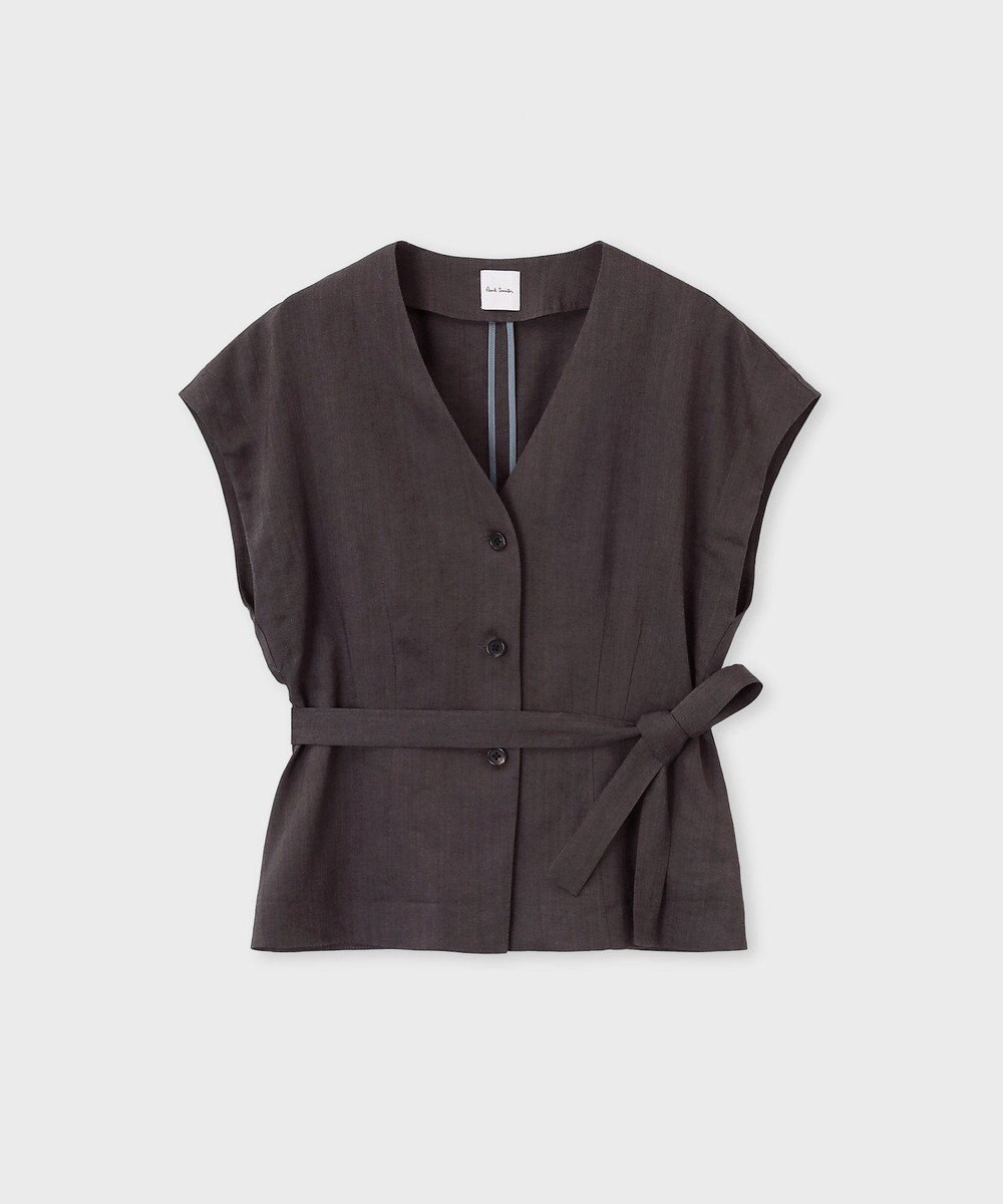 Paul Smith レーヨンリネン Vネックジレ 