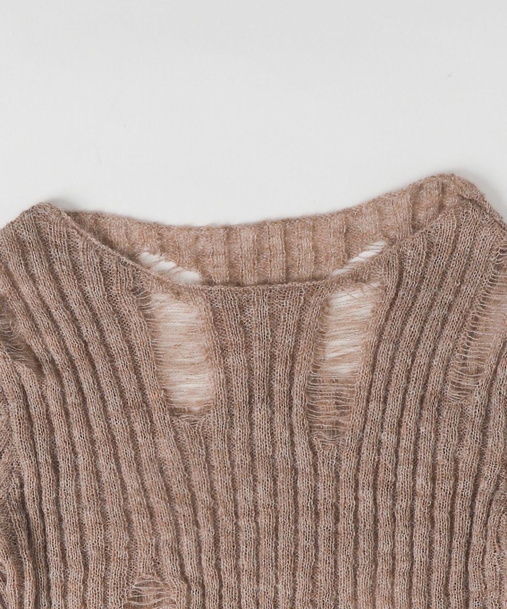 WEGO ダメージショートニット 