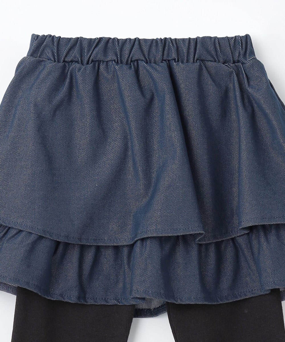 ANY KIDS デニム ニット スカッツ 